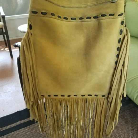 Fringe suede boho bag - Picture 7 of 8